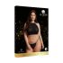 Le Désir Plus Size - kristallidega pidulik komplekt - must (XL-3XL)