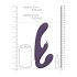 Vive Suki - strap-on vibraator ilma rihmadeta - lilla