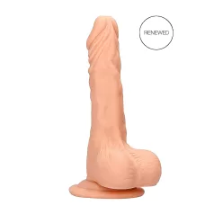   RealRock Dong 7 - realistlik munanditega dildo 17cm - naturaalne