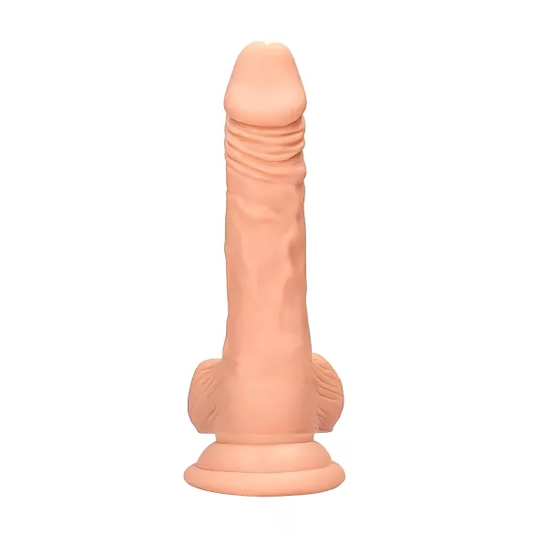 RealRock Dong 7 - realistlik munanditega dildo 17cm - naturaalne