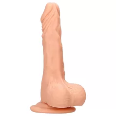 RealRock - dildo munanditega - realistlik - 20cm naturaalne