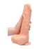 RealRock Dong 10 - elutru munanditega dildo (25cm) - naturaalne