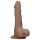 RealRock Dong 10 - realistlik munanditega dildo 25cm - tume nahatoon