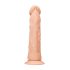 Realistlik Dong 7 - elutruud dildo (17 cm) - naturaalne