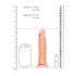 Realistlik Dong 7 - elutruud dildo (17 cm) - naturaalne