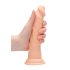 Realistlik Dong 7 - elutruud dildo (17 cm) - naturaalne