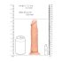 RealRock Dong 8 - elutru dildo (20 cm) - naturaalne