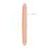 RealRock Kahepoolne 14-tolline Dong (36cm) - Naturaalne