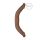 RealRock topelõuga dildo 18" (46 cm) - tume naturaalne