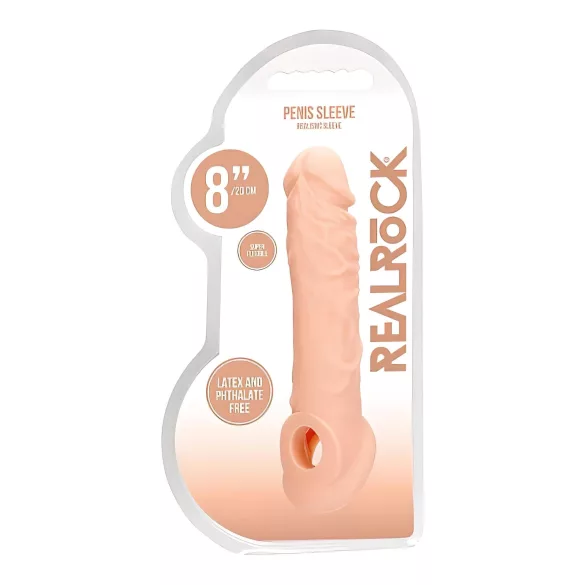 RealRock - peenisehülss 21 cm - naturaalne