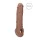 RealRock - peenisehülss - 21 cm - tume naturaalne