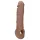 RealRock - peenisehülss - 21 cm - tume naturaalne