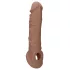RealRock - peenisehülss - 21 cm - tume naturaalne