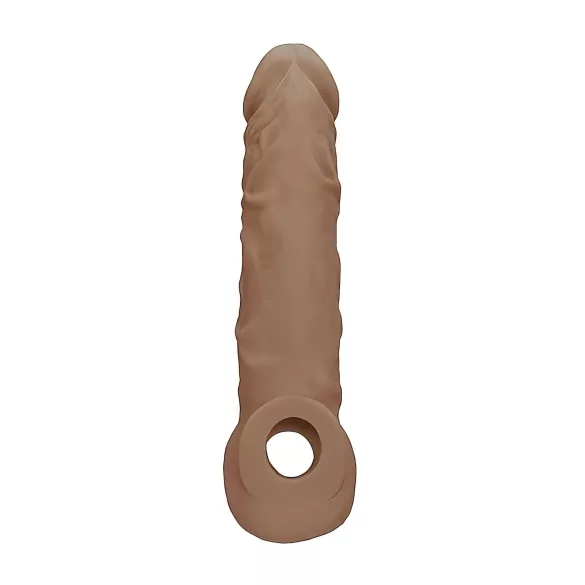 RealRock - peenisehülss - 21 cm - tume naturaalne