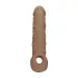 RealRock - peenisehülss - 21 cm - tume naturaalne