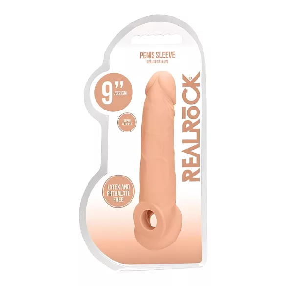 RealRock - peenisehüls 21,5cm - naturaalne