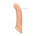 RealRock peenisemansett 9 - 21,5 cm - naturaalne