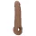 RealRock - peenisehülss - 21,5 cm - tume naturaalne