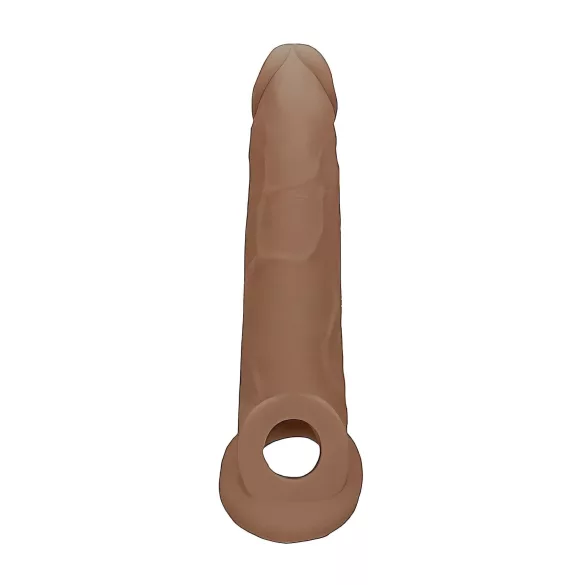 RealRock - peenisehülss - 21,5 cm - tume naturaalne