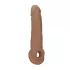 RealRock - peenisehülss - 21,5 cm - tume naturaalne