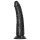 RealRock - realistlik dildo - õhuke - must - 15,5 cm