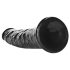 RealRock Slim realistlik dildo - 15,5 cm (must)