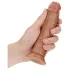 RealRock - realistlik dildo - 15,5 cm - tume naturaalne