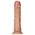 RealRock - realistlik dildo - 15,5 cm - tume naturaalne