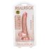 RealRock - imemisega realistlik dildo, 15,5 cm (naturaalne)