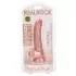 RealRock - realistlik dildolt iminapaga - 15,5 cm naturaalne