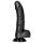 RealRock - iminapaga, realistlik dildo - 15,5cm (must)