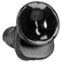 RealRock - iminapaga, realistlik dildo - 15,5cm (must)