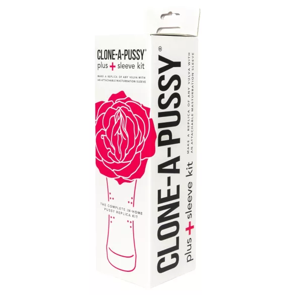 Clone-a-Pussy - vagiinakujuline kopeerimiskomplekt ja mansett (roosa)