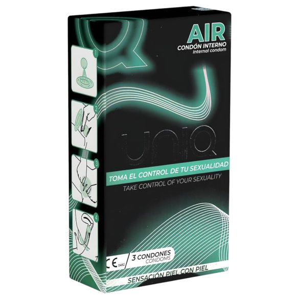 Uniq Air - Peen naiste kondoom (3tk)