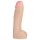 Doc Johnson Vac-U-Lock 12 elutru, suured munanditega dildo (naturaalne)