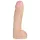 Doc Johnson Vac-U-Lock Hung 12 - elutruu munanditega dildo (naturaalne)