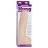 Doc Johnson Vac-U-Lock Hung 12 - realistlik suur munanditega dildo - naturaalne