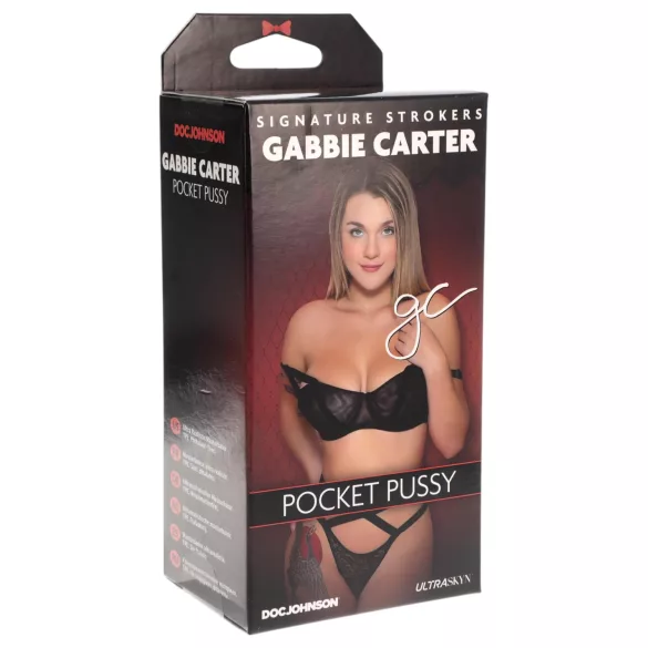Doc Johnson Gabbie Carter - realistik tupe masturbator - Ultraskyn, naturaalne