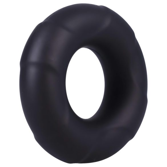 Doc Johnson C-Ring - silikoonist peeniserõngas (must)