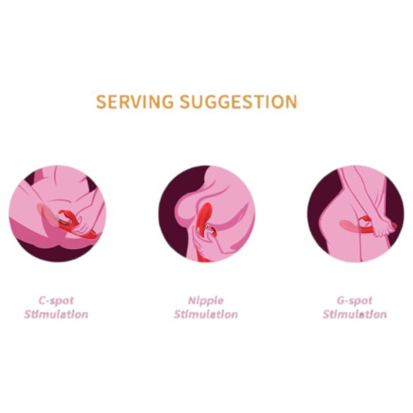 Bestoy - G-punkti ja kliitori vibraator - punane