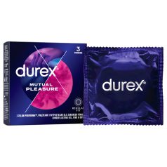 Durex Mutual Pleasure - libiidoa pikendav kondoom (3 tk)