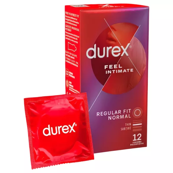 Durex Feel Intimate - õhuke kondoom - 12 tk