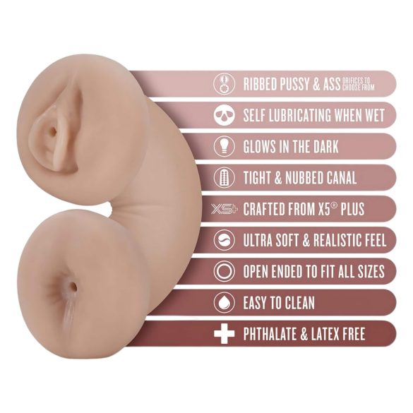 Enlust Tasha - valgustav tupe ja anaali masturbator - naturaalne