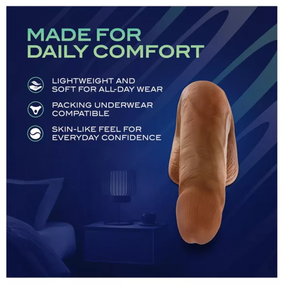 Blush UrSelf Affirm - elutruu peenisemänguasi (pruun) - 13 cm