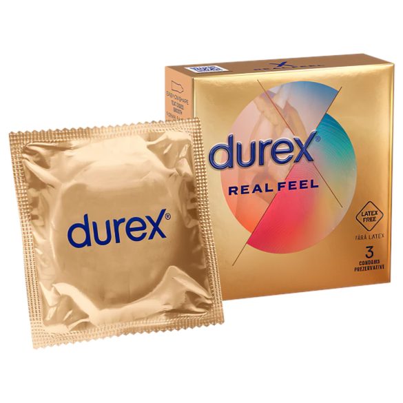 Durex Real Feel - lateksivabad kondoomid (3tk)