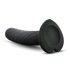 Temptasia Twist Väike - must keerdunud iminapaga dildo
