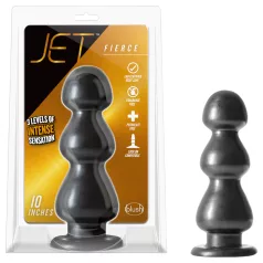 Blush Jet - dildo iminapaga pärlitega must