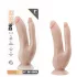 Dr. Skin 8 - topelt dildoga iminapaga - naturaalne