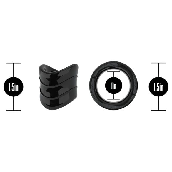 Stay Hard - peeniserõngas - must