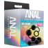 Anal Adventures L - pärlitega anaaldildo (must)